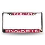 NBA Houston Rockets Red Laser Chrome Car License Plate Frame GC7050, MPN: GC7050, 94746403379