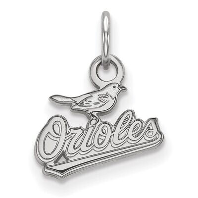 Baltimore Orioles x-Small Pendant 10k White Gold 1W001ORI, MPN: 1W001ORI, 886774766089