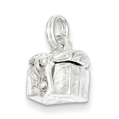 Cross Prayer Box Charm Sterling Silver QC4456, MPN: QC4456, 723252307573