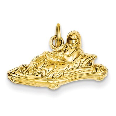 Go-Kart Charm 14k Gold D3447, MPN: D3447, 883957029481