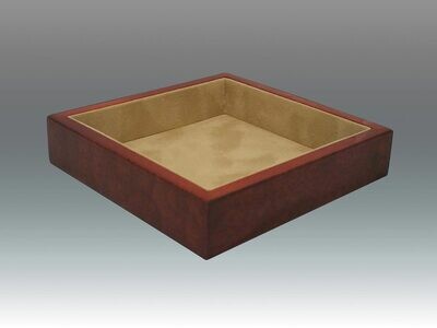 Tizo 7 x 7 Inch Square Wooden Valet Tray - Brown, MPN: NC707BRTY,