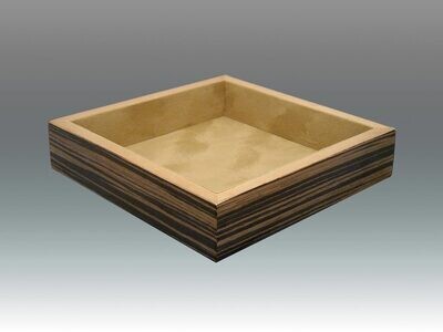 Tizo 7 x 7 Inch Square Wooden Valet Tray - Ebony, MPN: NC707EBTY,