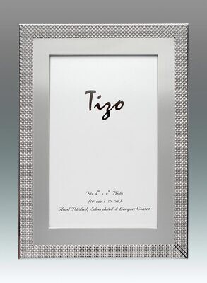Tizo Simple Dots 8 x 10 Inch Silver Plated Picture Frame, MPN: 4034-80,