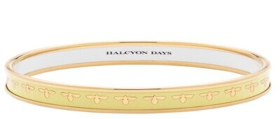 Halcyon Days 6mm Bee Buttercup Gold Small Bangle Bracelet PBBEE2006GS, MPN: PBBEE2006GS,