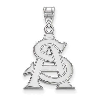 Arizona State University Large Pendant 10k White Gold 1W027AZS, MPN: 1W027AZS, 886774784649
