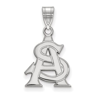 Arizona State University Medium Pendant 14k White Gold 4W026AZS, MPN: 4W026AZS, 886774844756