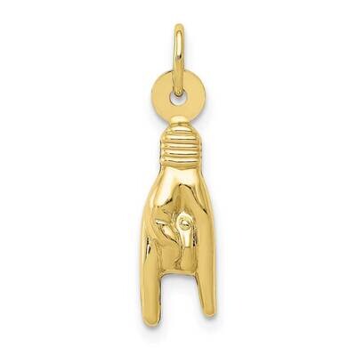 Rock On Sign Charm 10k Gold 10D2919, MPN: 10D2919,