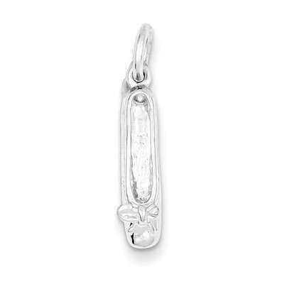 Ballet Slippers Charm Sterling Silver QC792, MPN: QC792, 883957917177