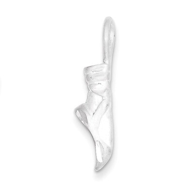 Ballet Slipper Charm Sterling Silver QC1640, MPN: QC1640, 883957977089