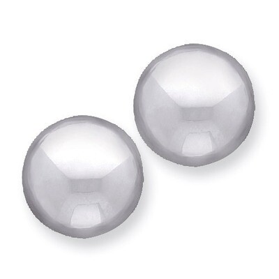 Non-Pierced 18mm Button Earrings Sterling Silver QE3807, MPN: QE3807, 883957928029