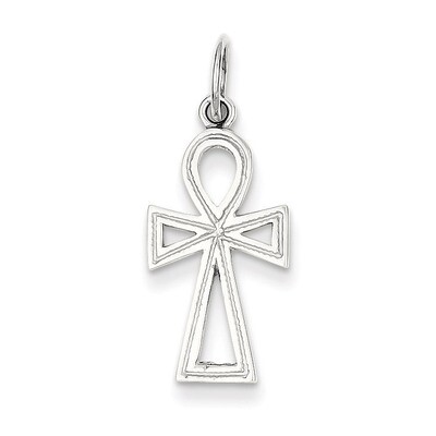 Ankh Cross Charm 14k White Gold CH141, MPN: CH141, 883957393957