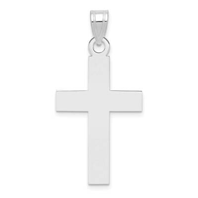 Cross Charm 14k White Gold Polished XR529W, MPN: XR529W,