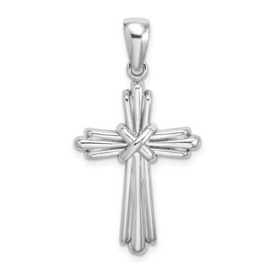 Cross Charm 14k White Gold Polished K2172W, MPN: K2172W, 637218118861
