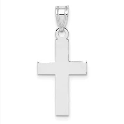 Cross Charm 14k White Gold Polished C3601W, MPN: C3601W,