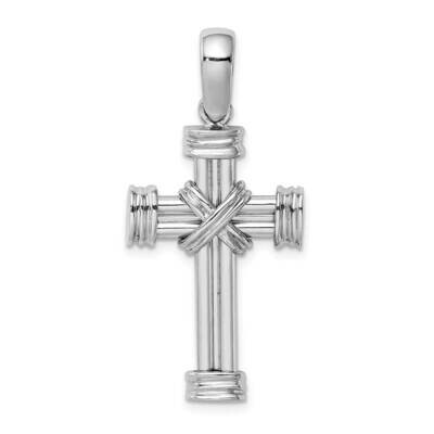 Cross Charm 14k White Gold Polished K9714W, MPN: K9714W,