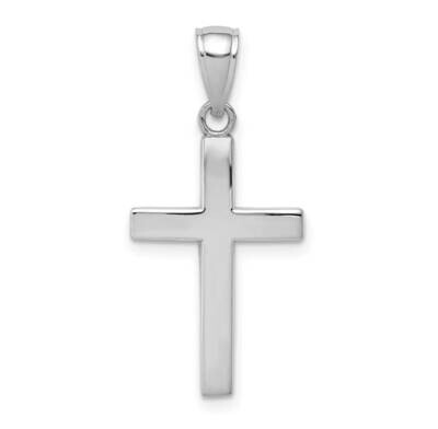 Cross Charm 14k White Gold Polished XR564W, MPN: XR564W, 637218118960