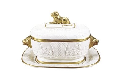 Mottahedeh Lion Tureen &amp; Stand S4196, MPN: S4196,