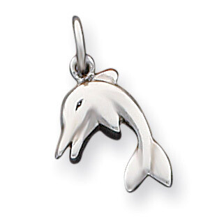 Dolphin Charm Sterling Silver QC4885