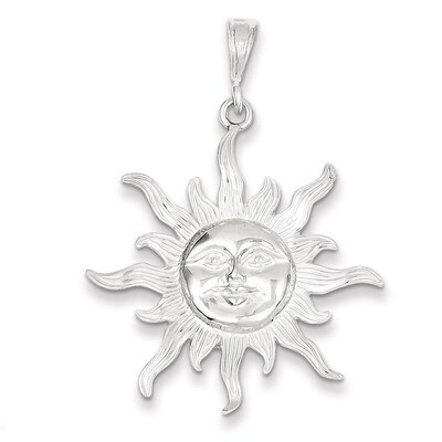 Sun Pendant Sterling Silver QC1066, MPN: QC1066, 883957904962