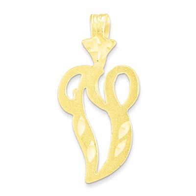 Initial V Charm 10k Gold 10C767V, MPN: 10C767V, 883957344911