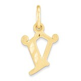 Initial V Charm 10k Gold 10C764V, MPN: 10C764V, 883957429960