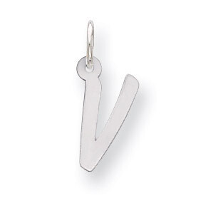 Initial V Charm Sterling Silver QC5092V, MPN: QC5092V, 883957479071