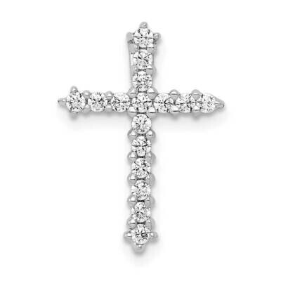 Aa Diamond Cross Chain Slide 14k White Gold PM4947-025-WA, MPN: PM4947-025-WA, 883957206530