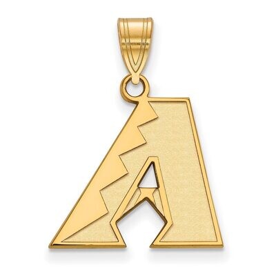 Arizona Diamondbacks Medium Pendant 14k Yellow Gold 4Y003DIA, MPN: 4Y003DIA, 886774860589