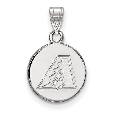Arizona Diamondbacks Small Disc Pendant Sterling Silver SS011DIA, MPN: SS011DIA, 886774626260