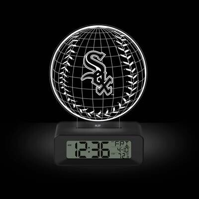 Game Time Chicago White Sox LED 3D Illusion Alarm Clock GM25316-CWS, MPN: GM25316-CWS, 81006814070