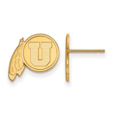 University of Utah Small Post Earring Gold-plated Silver GP004UUT, MPN: GP004UUT, 886774899756