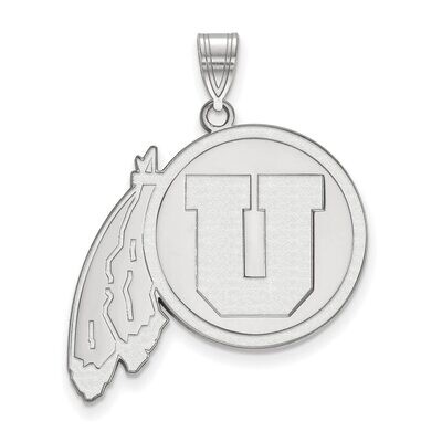 University of Utah x-Large Pendant 14k White Gold 4W003UUT, MPN: 4W003UUT, 886774829838