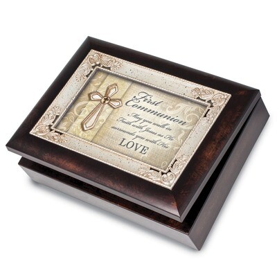 First Communion with Cross Music Box GM14499, MPN: GM14499, 633303242282
