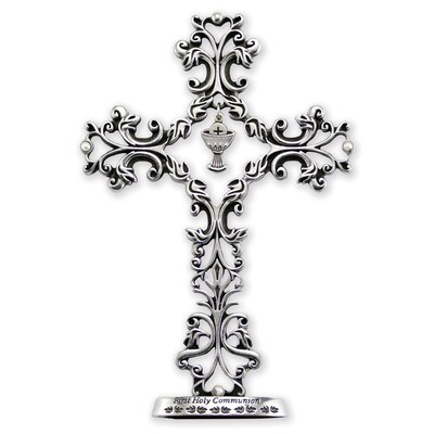 Filigree First Communion Standing Cross Silver-tone GM17481, MPN: GM17481, 785525235273