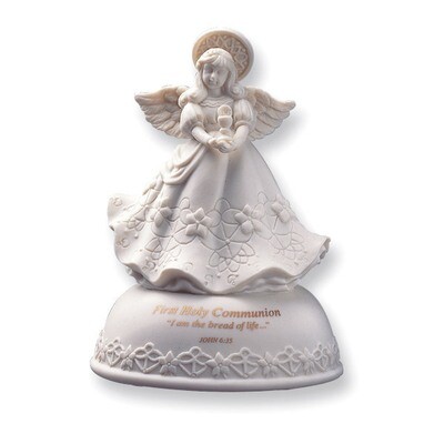 First Communion Porcelain Musical Heavens Treasure Figurine GL5420, MPN: GL5420, 89945921021