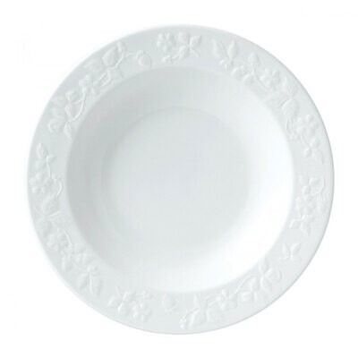 Wedgwood Wild Strawberry Wild Strawberry White Rim Soup Bowl 9 Inch, MPN: 40030413, 701587373913