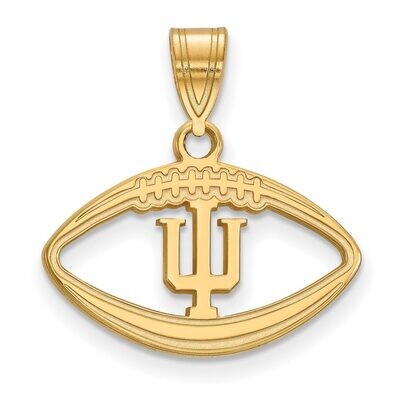 Indiana University Pendant in Football Gold-plated Silver GP018IU, MPN: GP018IU, 886774922430