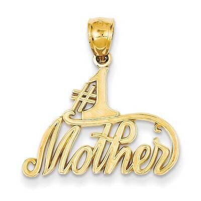 #1 Mother Pendant 14k Gold C2989, MPN: C2989, 637218026968