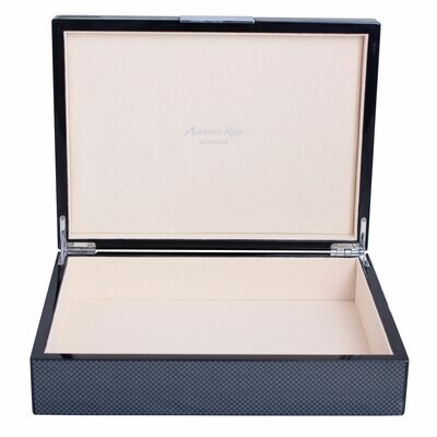 Addison Ross Carbon Fibre Storage Box8 x 11 Inch Lacquer BX1570, MPN: BX1570, UPC/EAN: 5024043190097