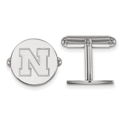 University of Nebraska Cuff Links Sterling Silver SS086UNE, MPN: SS086UNE, 886774713663