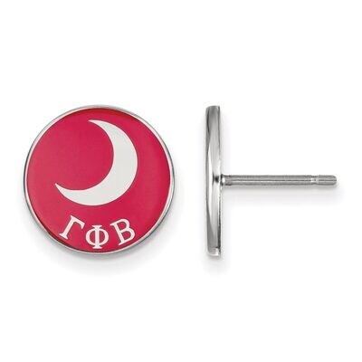 Gamma Phi Beta Enameled Post Earrings Sterling Silver SS046GPB, MPN: SS046GPB, 886774610030