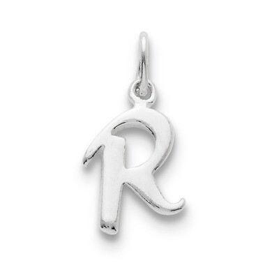 Initial R Pendant Sterling Silver QC6511R, MPN: QC6511R, 883957916354