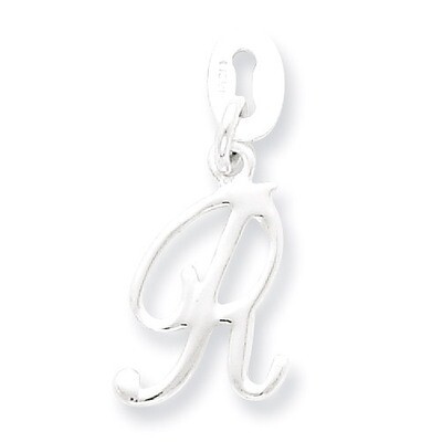 Initial R Pendant Sterling Silver QC6510R, MPN: QC6510R, 883957554457