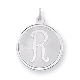 Brocaded Initial R Charm Sterling Silver QC4162R, MPN: QC4162R, 883957458793