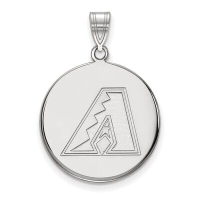 Arizona Diamondbacks Large Disc Pendant Sterling Silver SS015DIA, MPN: SS015DIA, 886774627465