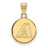 Arizona Diamondbacks Small Disc Pendant 10k Yellow Gold 1Y011DIA, MPN: 1Y011DIA, 886774807942