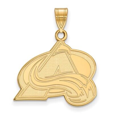 Colorado Avalanche Large Pendant 14k Yellow Gold 4Y004AVA, MPN: 4Y004AVA, 886774738642