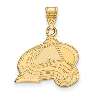 Colorado Avalanche Medium Pendant 10k Yellow Gold 1Y003AVA, MPN: 1Y003AVA, 886774734606