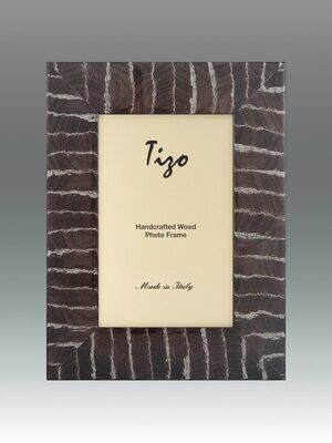 Tizo Dark Zebra 5 x 7 Inch Wood Picture Frame, MPN: MAR30-57,
