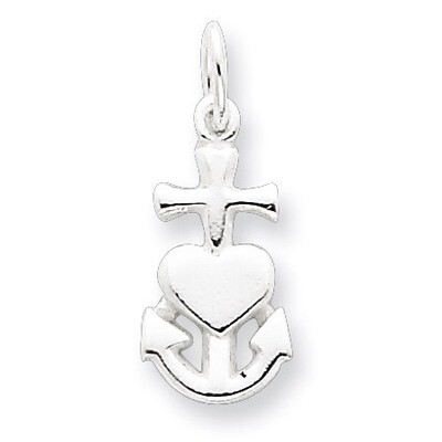 Hope, Faith, and Charity Charm Sterling Silver QC6336, MPN: QC6336, 883957915821